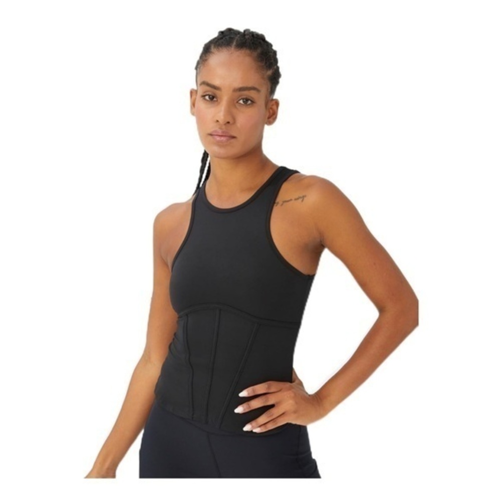 COTTON ON Body Black Contouring Bustier Tank Top NEW